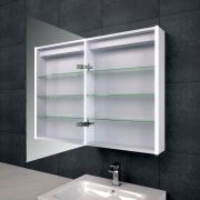 550mm LED Single Door Mirrored Cabinet