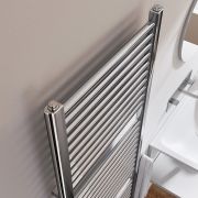 Chrome Heated Towel Rail - 770x500mm