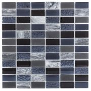 Pablo Dark Linear Mosaic - 300x300mm