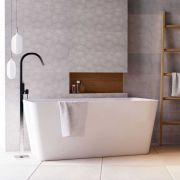 White Freestanding Acrylic Bath - 750x1755mm