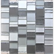 Brookfield Night Grey Mosaic - 300x300mm