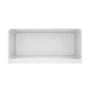 White Freestanding Acrylic Bath - 1680x800mm