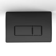 Flush Plate for 820mm Wall Hung Frame and Cistern - Black