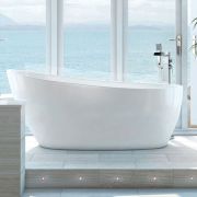 Freestanding Acrylic Slipper Bath - 1500x740mm