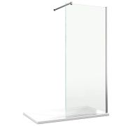 Kudos Ultimate 800mm Glass Panel for Walk-in Enclosure - 10mm inc Fixing Kit