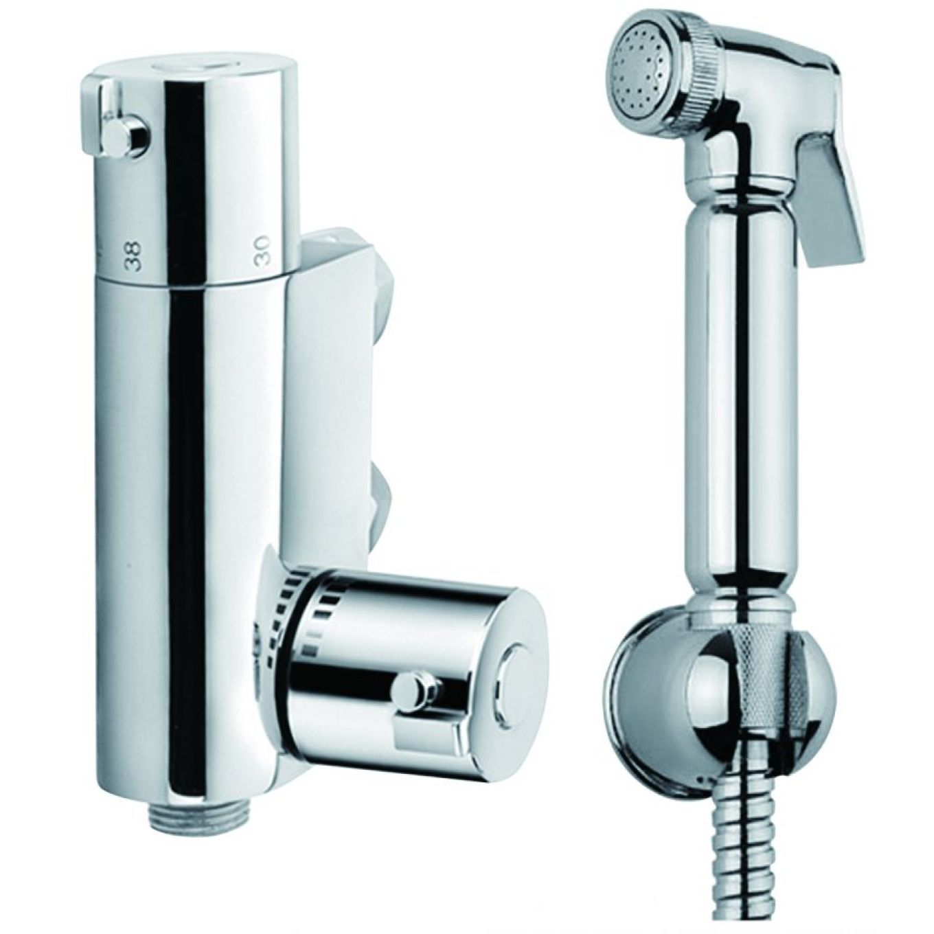 Douche With Thermostatic Mixer Valve