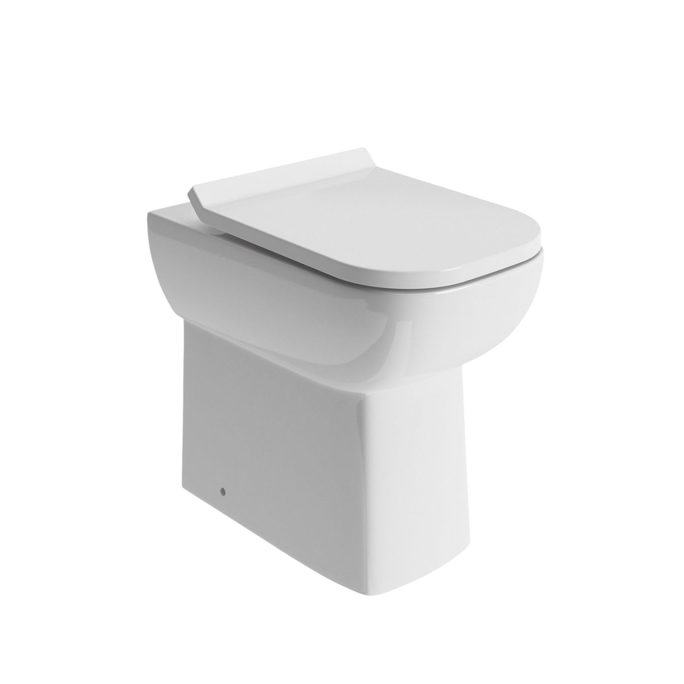 Comfort Height Back to Wall Toilet & Slim Soft Close Seat