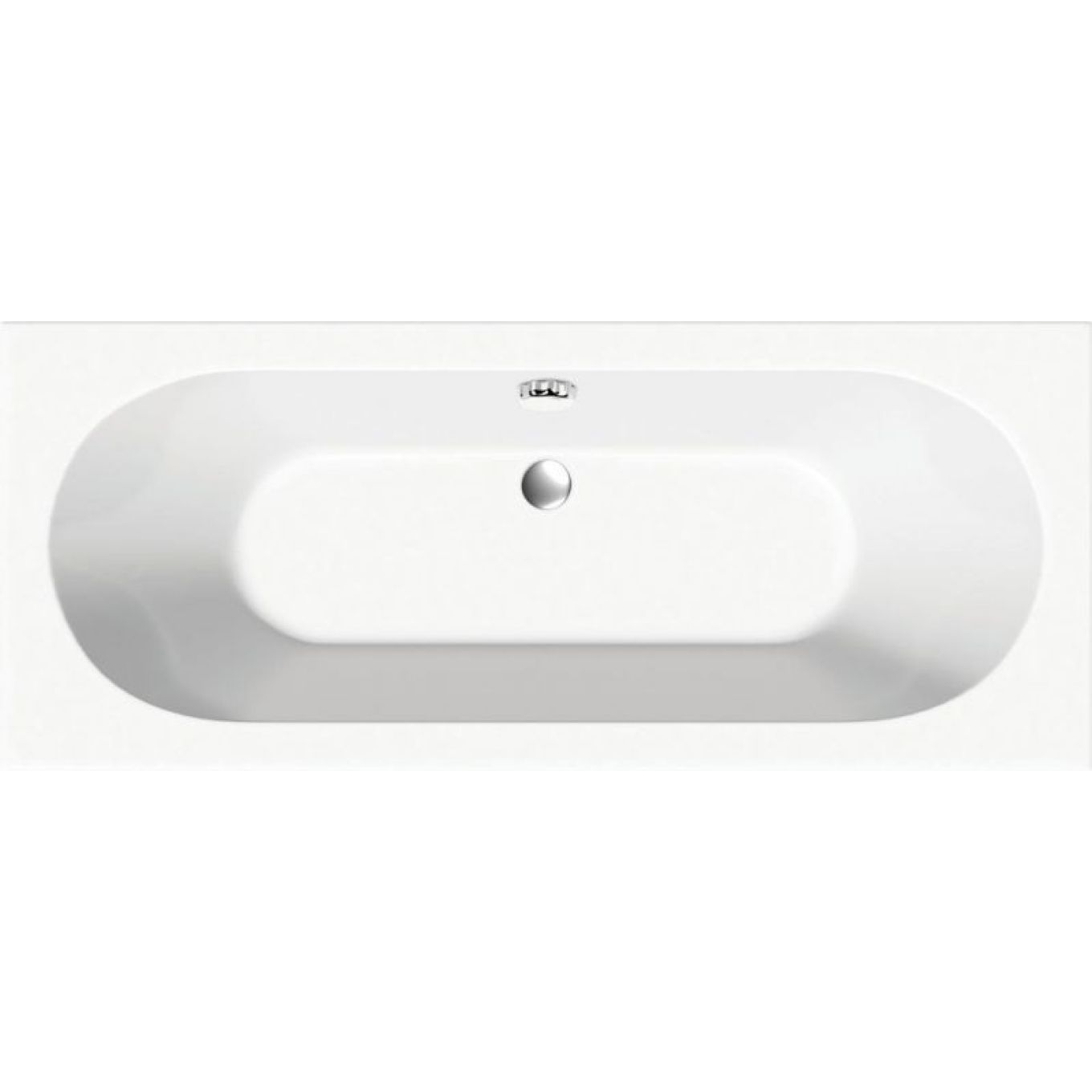 Double Ended Reinforced Acrylic Bath – 1700 x 750mm
