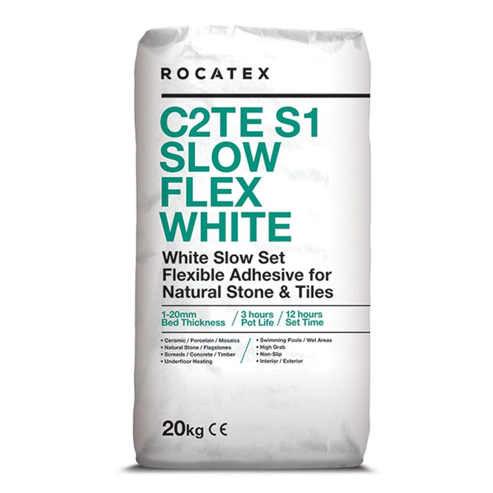 C2TE S1 Slow Flex Adhesive 20kg - White