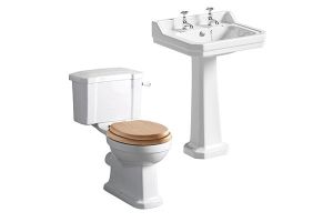 Image showingTraditional Toilet & Basin Suites