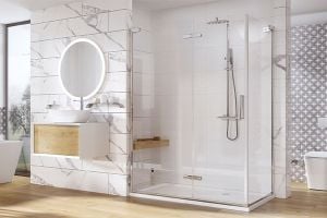 Image showingHinged Shower Doors