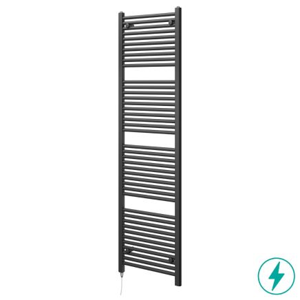 Anthracite Electric Heated Towel Rail – 1800x500mm