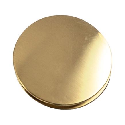 Bath Waste Cover - Brushed Gold