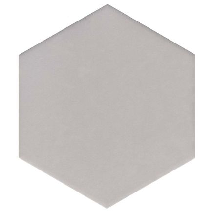 Sayle Matt Silver Hexagon Porcelain Tile – 215x250mm