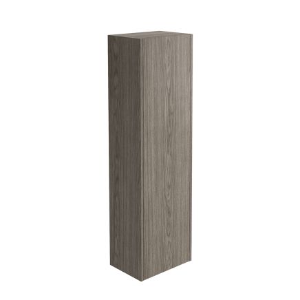 Wall Mounted Tall Storage Cabinet in Grey Linear
