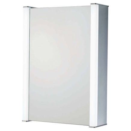Nesso 500mm Single Door LED Mirrored Cabinet With Bluetooth Speakers