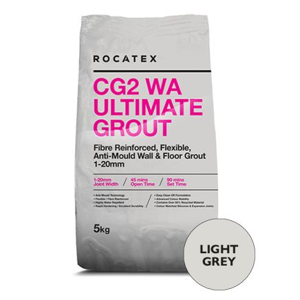 CG2 WA Ultimate Grout (for Walls & Floor) 5kg - Light Grey