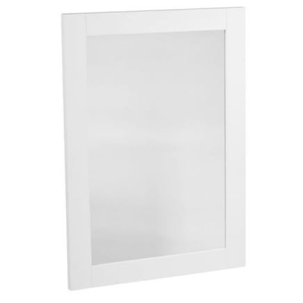 Tavistock Lansdown Wooden 800mm Framed Mirror - Linen White