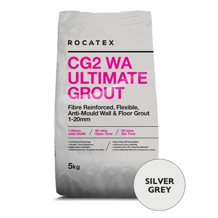CG2 WA Ultimate Grout (for Walls & Floor) 5kg - Silver Grey
