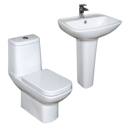 Toilet and Basin Suite