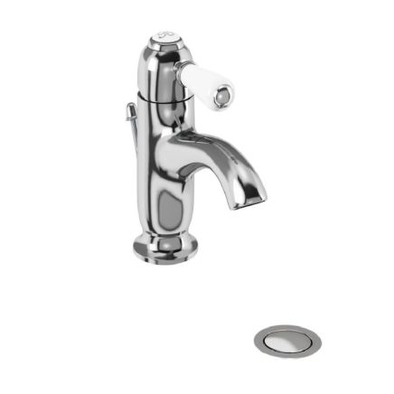 Chelsea Curved Basin Mixer Tap with Pop Up Waste