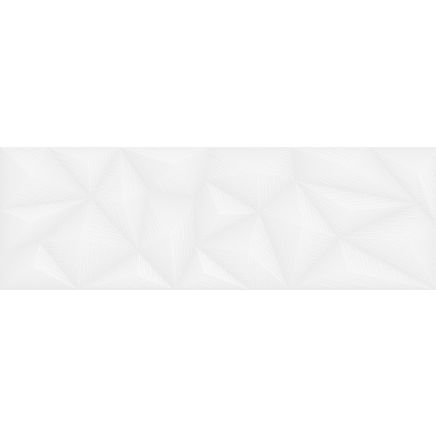 Radical White Decor Gloss Ceramic Tile – 300x900mm