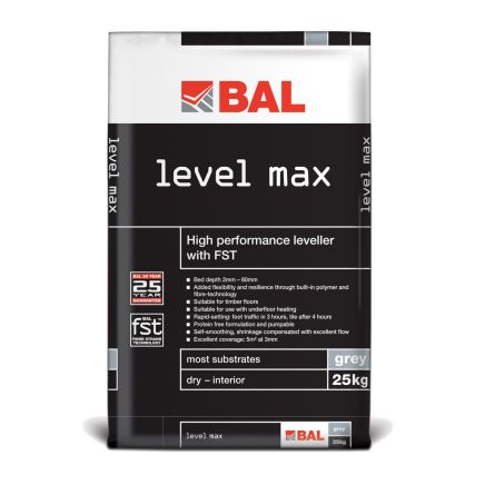 BAL Level Max Levelling Compound - 25kg