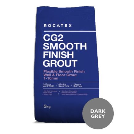 CG2 Smooth Finish Grout 5kg - Dark Grey