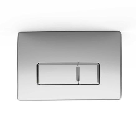Flush Plate for 820mm Wall Hung Frame and Cistern - Chrome