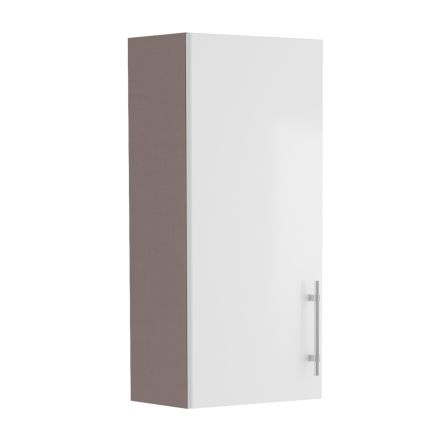White Gloss 300mm Single Door Fitted Furniture Cabinet