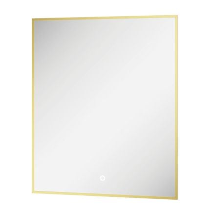 Rectangular Gold Backlit LED Mirror - 450x725mm