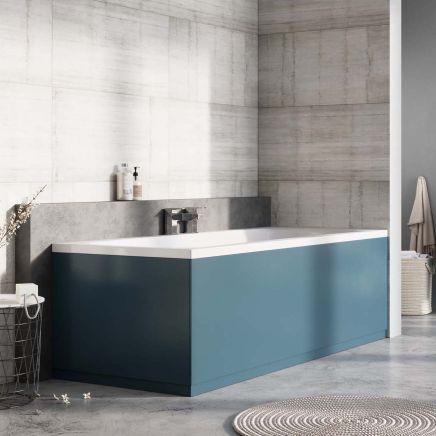 Petrol Blue Front Bath Panel - 1800mm
