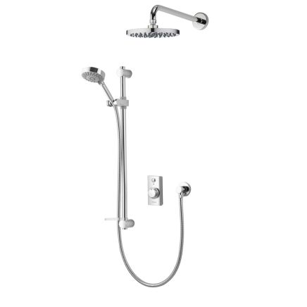 Aqualisa Zorin Smart Digital Shower Concealed with Adjustable & Wall Fixed Head-  HP/Combi