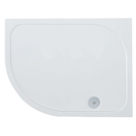 Low Profile Anti-Slip Left Hand Quadrant Shower Tray - 1200x900mm