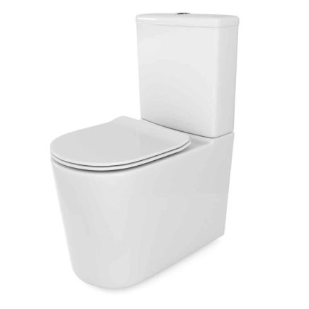 Rimless Close Coupled Toilet & Soft Close Seat