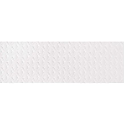 Rhythm White Matt Decor Ceramic Tile – 300x900mm