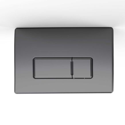 Flush Plate for 820mm Wall Hung Frame and Cistern - Gun Metal