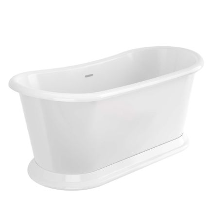 White Traditional Soaking Tub – 1580x750mm