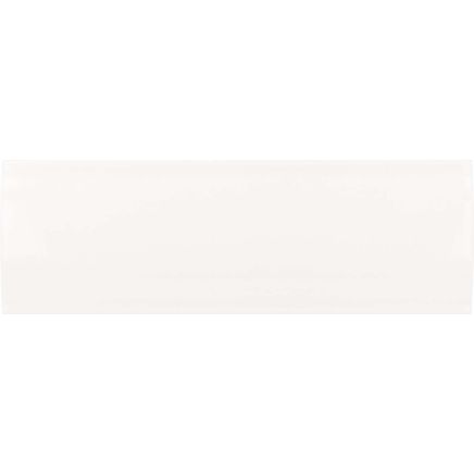 Valencia Out Gesso White Gloss Ceramic Tile - 200x65mm