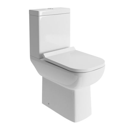 Close Coupled Comfort Height Short Projection Toilet & Soft Close Slim Seat