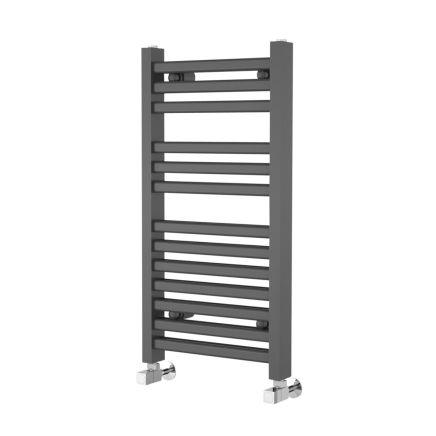 Anthracite Double Heated Towel Rail - 800x400mm