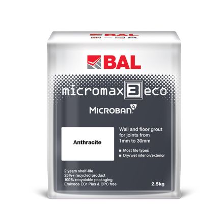 Micromax3 ECO Anthracite Grout – 2.5kg
