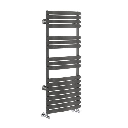 Anthracite Heated Towel Rail - 1200x500mm