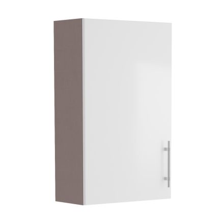 White Gloss 400mm Single Door Fitted Furniture Cabinet