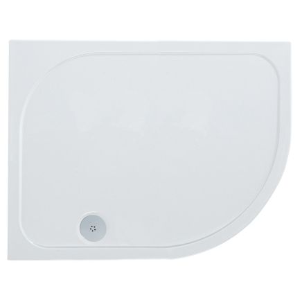Low Profile Anti-Slip Right Hand Quadrant Shower Tray - 1200x900mm