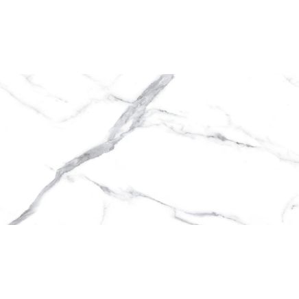 Marble Blanco Semi-Lappato Porcelain Tile - 500x1000mm