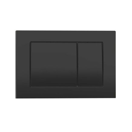 Easy Flush Plate for 1200mm Wall Hung Frame and Cistern - Black