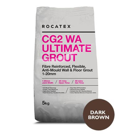 CG2 WA Ultimate Grout (for Walls & Floor) 5kg - Dark Brown