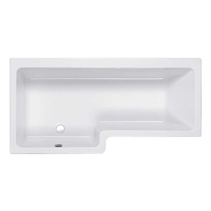 Carron Quantum Left Handed Acrylic Shower Bath - 1700x700mm