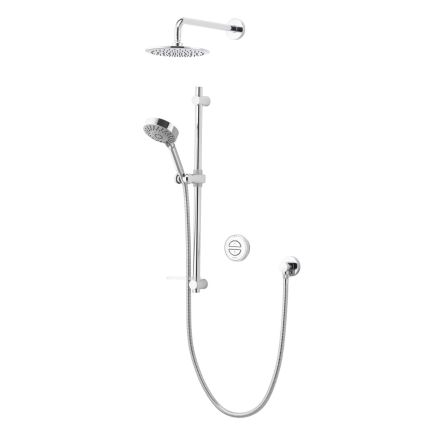 Aqualisa Hugo Smart Digital Shower Concealed with Adjustable & Fixed Wall Head - HP/Combi